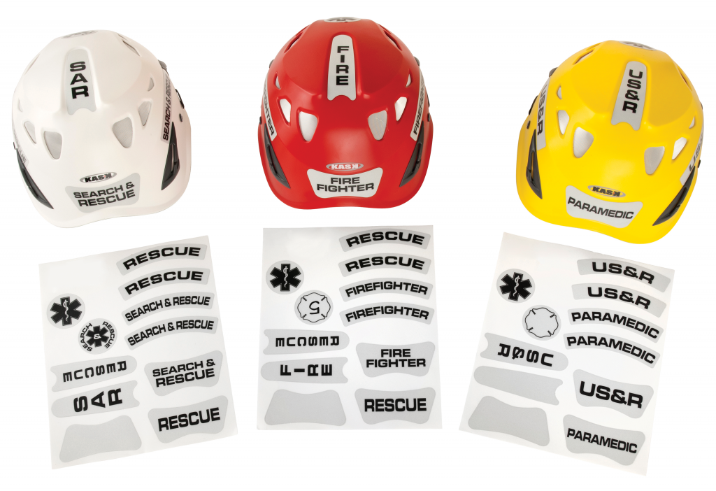 3M Reflective Arch-Style Fire/Rescue/EMS Helmet Front Decal Chief 